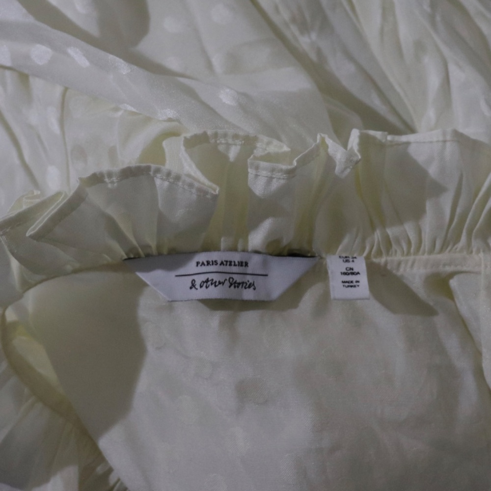 & Other Stories Ruffle Collar Blouse - Picture 6 of 6